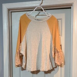 Blu Pepper Cream and Yellow Top